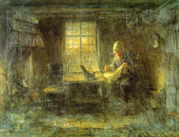 Interior of a Hut,  Jozef  Israels